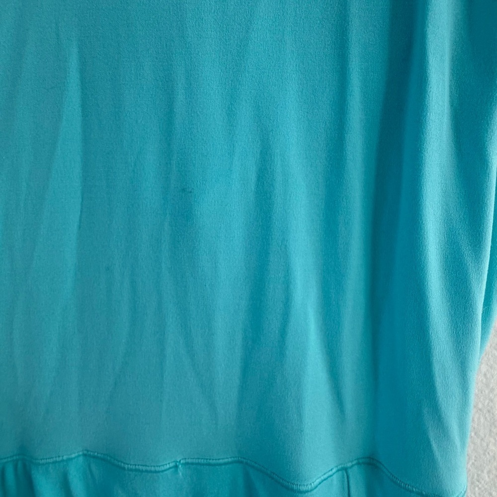 Aerie Offline Real Me Lowkey V-Neck Blue Athletic Mini Dress Size XL - Picture 3 of 7